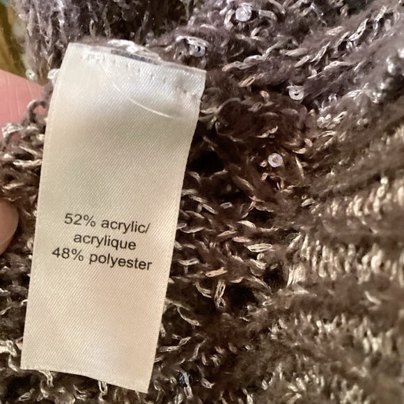 Studio Y Sparkly Textured Knit Sweater with sequins - Picture 4 of 4